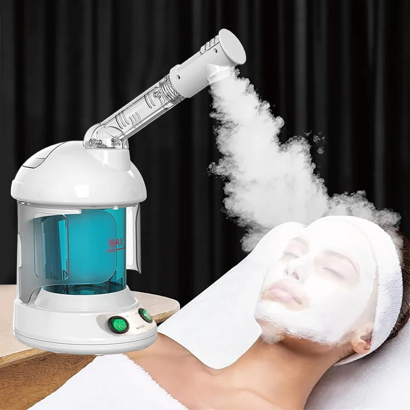 KSKIN Custom Hot Sale Face Mist Spray Portable Facial Steamer For Face Professional Ionic Facial Steamer Quick Pick Grocers