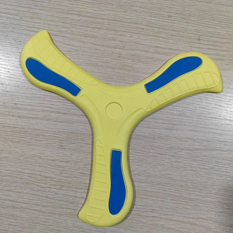 Children Outdoor Sport Flying Disc Soft EVA Touching Boomerang Return Dart Hand Throw Spinner Parent-Child Interactive Game Toys Econic Blanks
