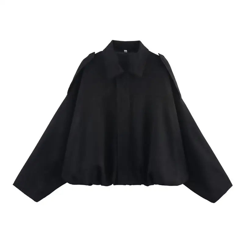 Autumn Jackets Women's 2025 New Fashion Autumn Elegant Loose Long Sleeve Women's Warm Coats Chic Street Youth Casual Jackets Purest Peak