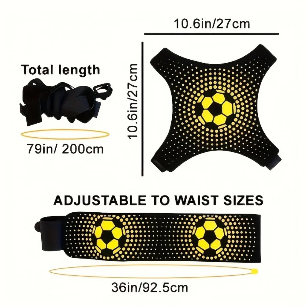 1 Set of Football Training Dribbling Bands, Rebound Practice Bands, Football Dribbling Equipment Training Tools, Suitable for Beginners Quick Pick Grocers