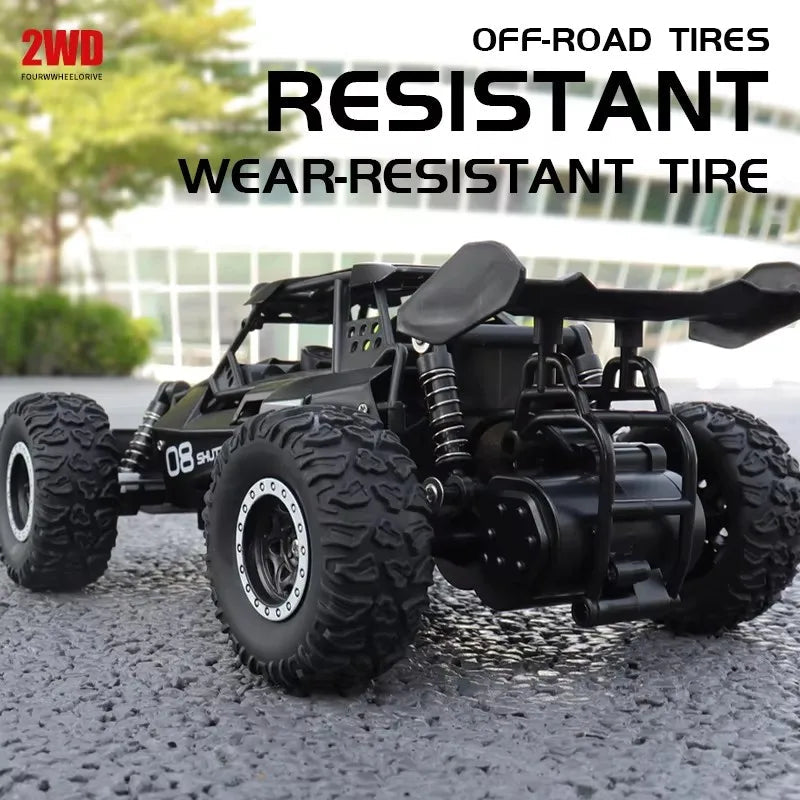 Remote Control Car RC Drift Racing 1:16 Vehicle Off Road Alloy 2.4G Radio High-Speed Trucks With LED Light Climbing Gift Kid Toy Econic Blanks