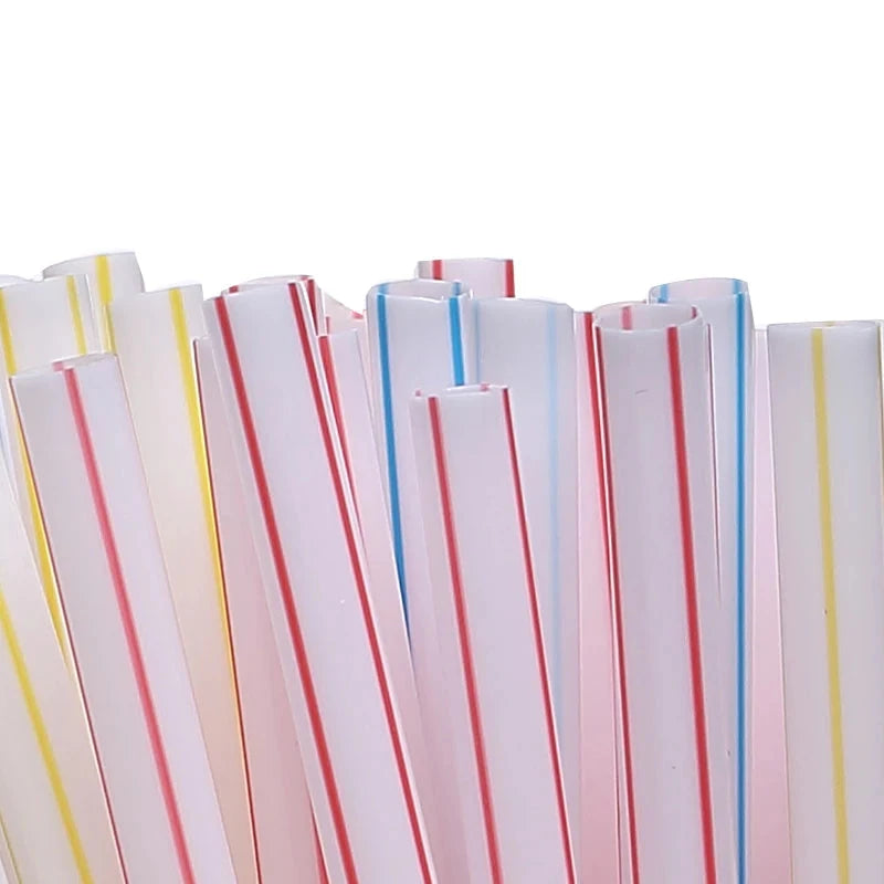 50-1000Pcs Multicolor Drinking Straws rietjes Milk Tea Bar Party Wedding Kitchen Home Accessories Beverage Black Straw Wholesale Econic Blanks