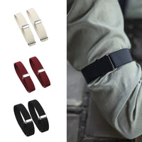 1 Pair Elastic Adjustable Armband Anti-Slip Shirt Sleeve Holders Arm Band Sleeve Bracelet Anti-Slip Shirt Sleeve Holders Quick Pick Grocers