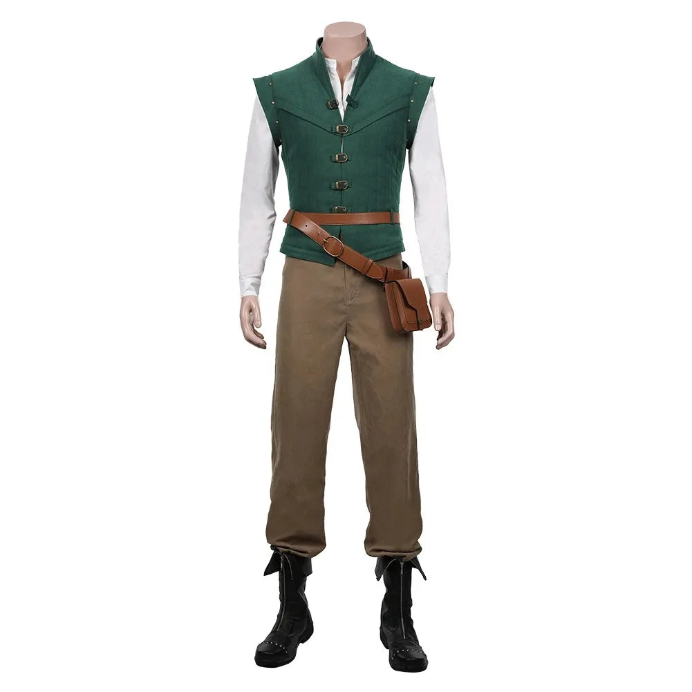 Flynn Rider Tangled Rapunzel Cosplay Costume Adult Carnival Uniform Halloween Anime Halloween Costumes Quick Pick Grocers