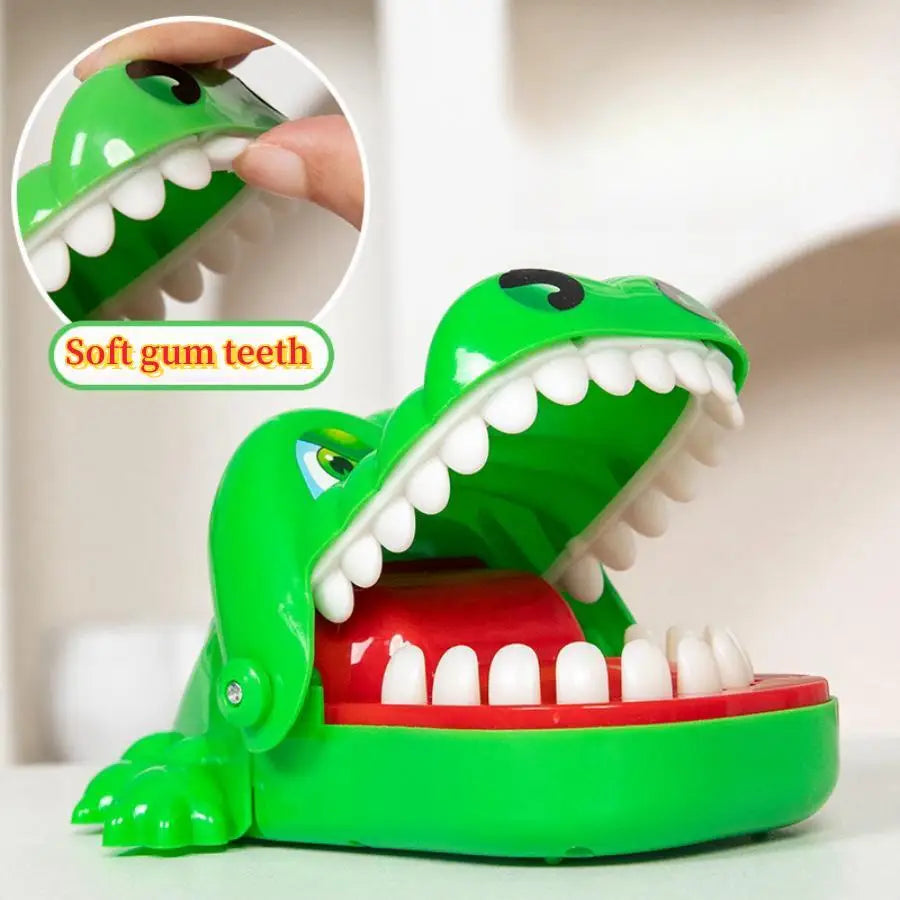Crocodile Teeth Toys Game for Kids Crocodile Biting Finger Dentist Games Funny Toys for Children Adult Stress Relief Prank Toys Econic Blanks