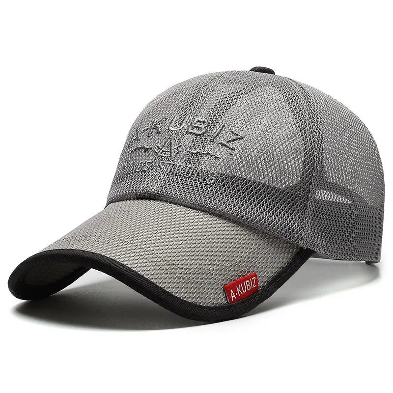 Summer Hats For Men And Women Mesh Baseball Caps Fashion Embroidered Visor Hat Outdoor Embroidered Letter Sun Protection Hat Quick Pick Grocers