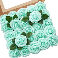10~100pcs Rose Artificial Flowers Foam Fake Roses Wedding Bouquets Centerpieces Mothers Day Valentines Gifts Party Decoration Quick Pick Grocers