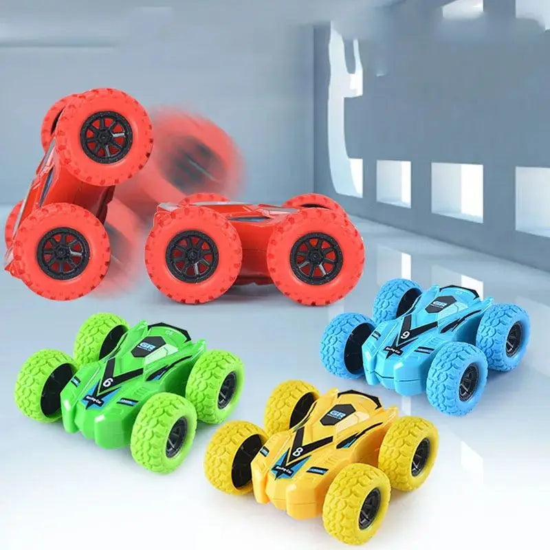 Children's toy car fun double-sided car inertial safety anti-collision anti-fall Kid's anti-fall model sliding off-road vehicle Quick Pick Grocers