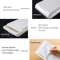 Hidden Storage Box Desk Storage Drawer Self-Adhesive Plastic Table Storage Holder Simple Sundries Cosmetics Stationery Organizer Quick Pick Grocers