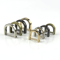 2pcs Metal Detachable D Ring Openable Dee Buckle Shackle Clasp for Leather Craft Bag Strap Handle Shoulder Repairing Parts Quick Pick Grocers