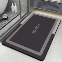 Diatomaceous Earth Bath Mat Bathroom Rug Absorbent Non-slip Floor Foot Mats Quick Dry Shower Carpet Toilet Pad Doormat Washable Econic Blanks