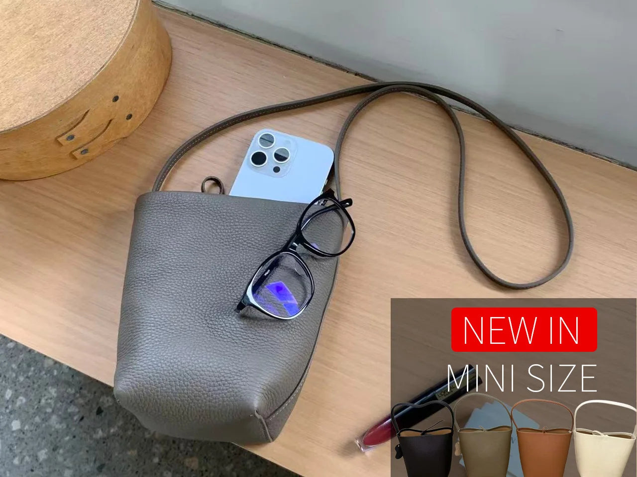 MENDY Bucket Bag Large Women's Bag Tote Bag Shoulder Bag Luxury Designer Genuine Leather Handbag Japanese Popular Bag Soft Row Quick Pick Grocers