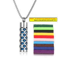 Long Strip Stainless Steel Aromatherapy Necklace Perfume Diffuser Essential Oil Diffuser Pendant Necklace Jewelry Accessories Econic Blanks