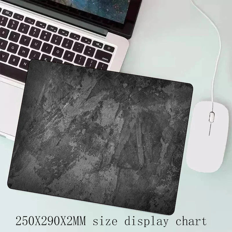 Gray mouse pad Large/Small overlocked mousepad xxl desktop keyboard table pad gray series game desk mat computer accessories Econic Blanks