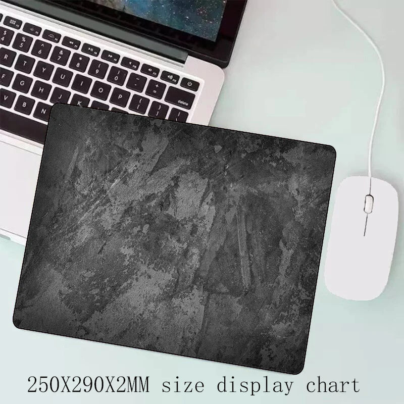 Gray mouse pad Large/Small overlocked mousepad xxl desktop keyboard table pad gray series game desk mat computer accessories Quick Pick Grocers