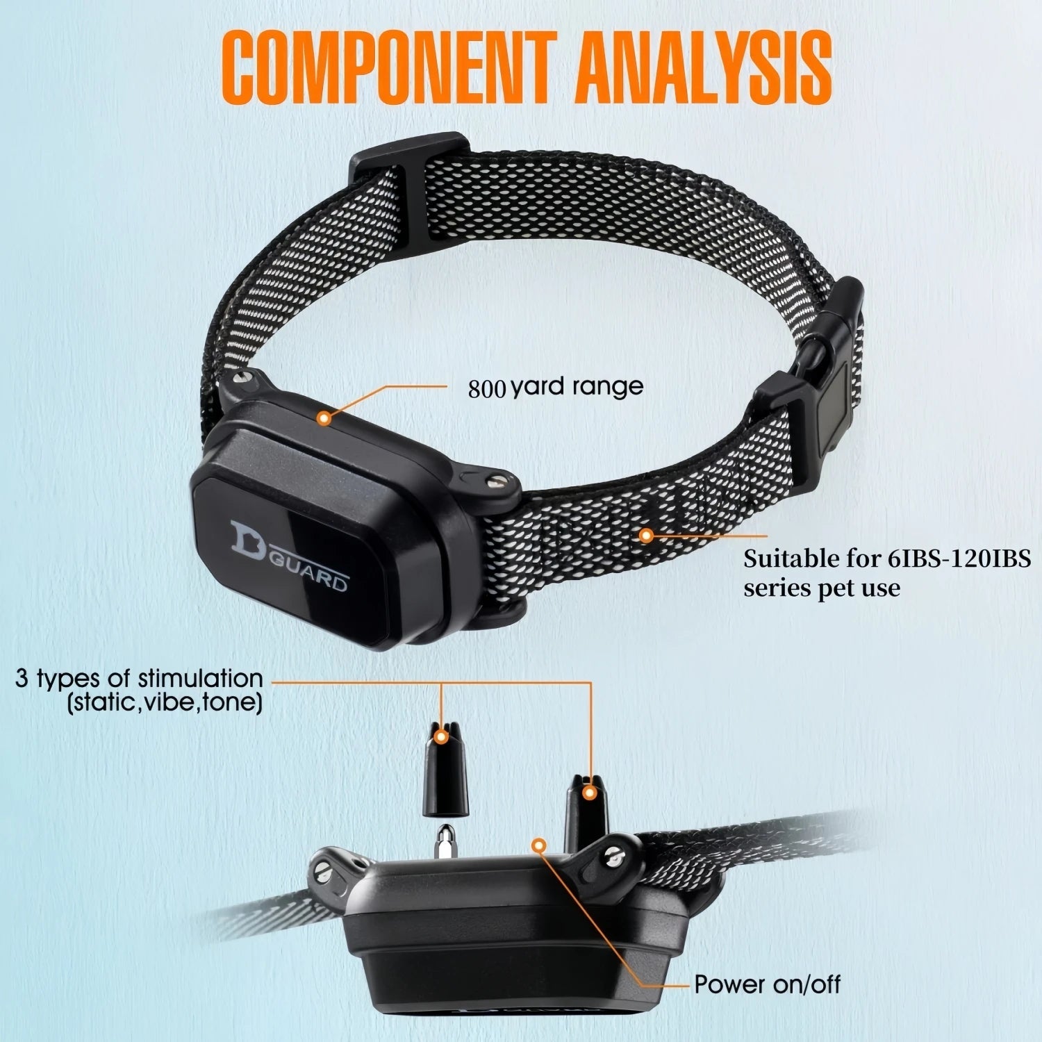 800m Digital Dog Training Collar Waterproof Rechargeable Remote Control Pet with LCD Display for All Size Shock Vibration Sound Quick Pick Grocers