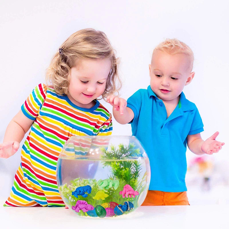 10/20/60pcs Mini Hatching Dinosaur Egg Toy Colorful Cracked Eggs Children Funny Toys Festival Party Favors Gifts for Kids TMZ Quick Pick Grocers