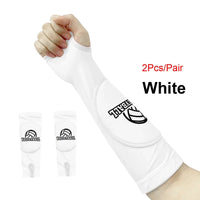 Kids/Adults Volleyball Arm Sleeves Passing Hitting Forearm Sleeves with Protection Pads and Thumb Hole Padded Volleyball Sleeves Quick Pick Grocers