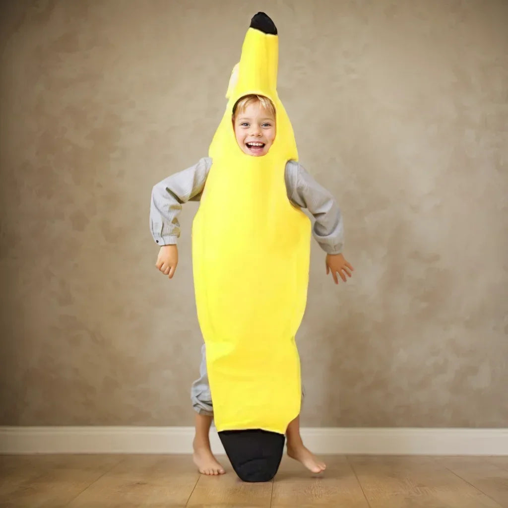 Child/Adult Banana Cosplay Halloween Christmas  Costumes Performance Costume Fruit Banana Costume Performance  Costume Quick Pick Grocers