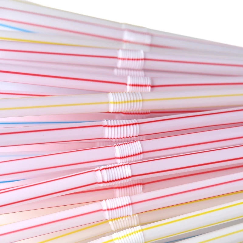 50-1000Pcs Multicolor Drinking Straws rietjes Milk Tea Bar Party Wedding Kitchen Home Accessories Beverage Black Straw Wholesale Econic Blanks