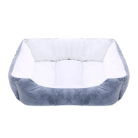 Bed for Dog Cat Pet Square Plush Kennel Medium Small Dog Sofa Bed Cushion Pet Calming Dog Bed House Pet Supplies Winter Quick Pick Grocers