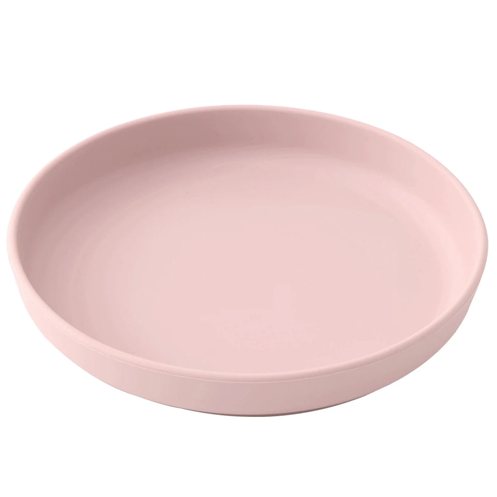 Color Kids 1PCS Food Grade Silicone Baby Plate Anti-Slip Sucker Dishes Toddler Feeding Bowl BPA Free Newborn Accessories Purest Peak