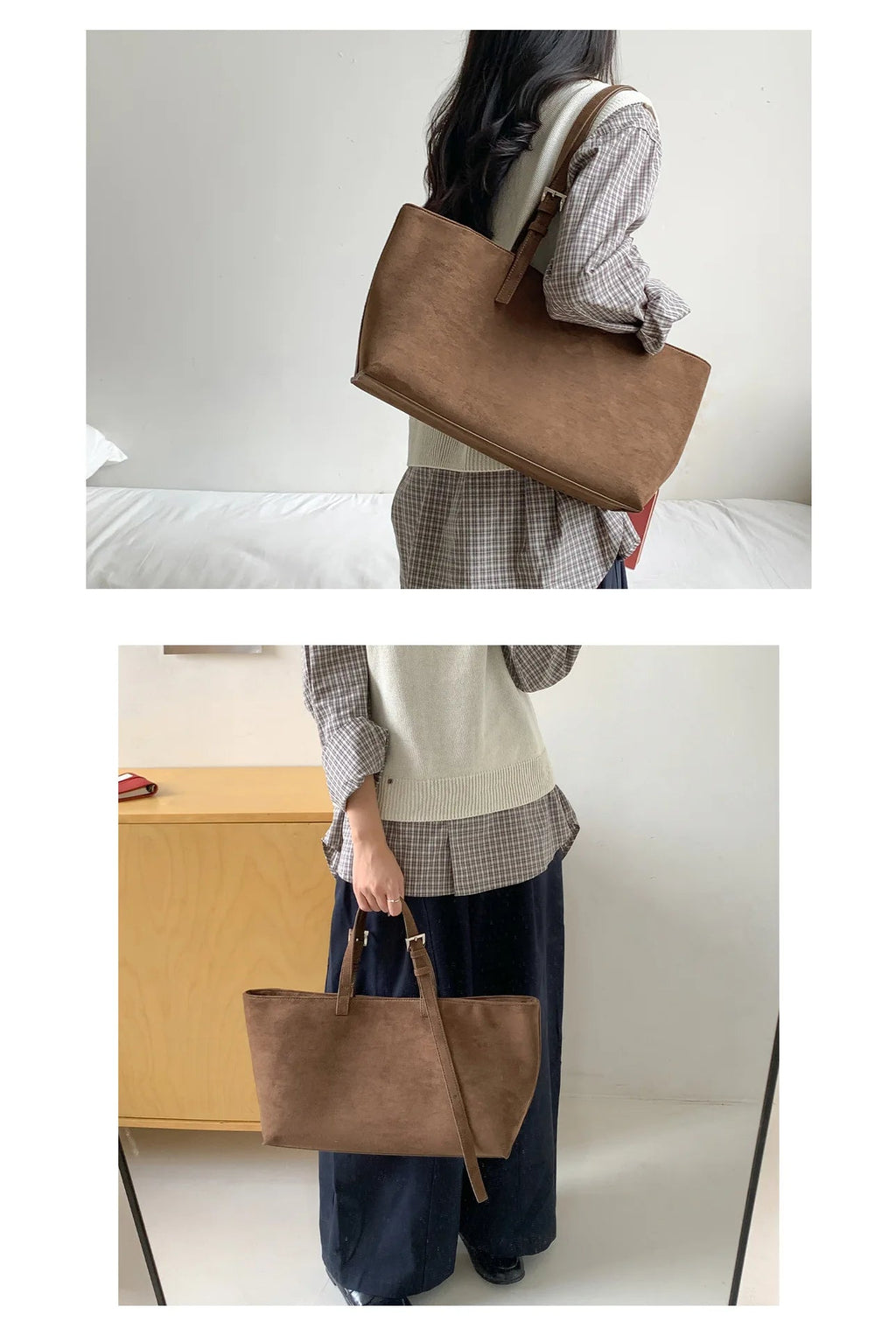 Casual Soft Tote Women Bag PU Leather Shoulder Bags for Women 2026 NEW High Quality Handbags and Purses Large Shopper Purses Quick Pick Grocers