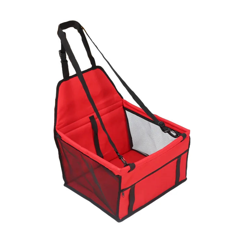 Dog Car Seat Cover Foldable Hammock Pet Harness Cat Bag Basket Stable and Foldable Travel Pet Dog and Cat Safety Car Seat Quick Pick Grocers