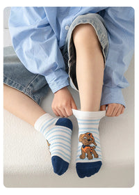 5 Pairs Paw Patrol Kids Socks Cotton Boys Cute Cartoon Socks for Children Baby Casual Socks Spring and Summer Boys Socks Quick Pick Grocers
