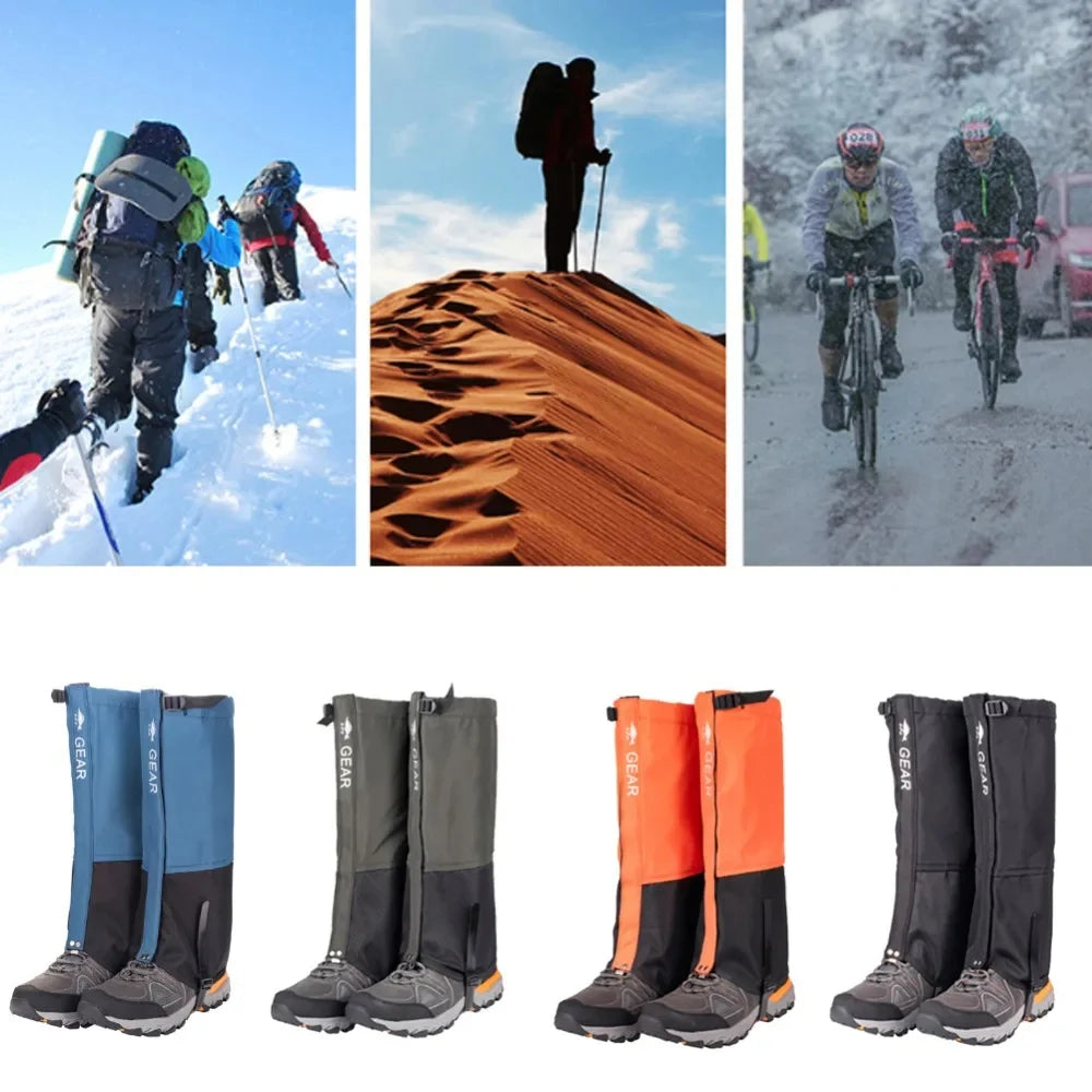 Outdoor Travel Leg Warmers Hiking Leg Gaiter Waterproof Legging Shoes Hunt Climbing Camping Winter Tourist Snow Foot Cover Quick Pick Grocers