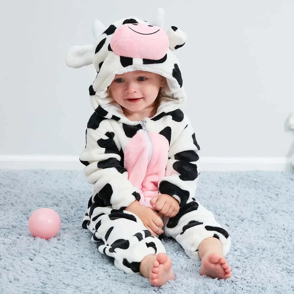 0 1 2 3 4 Years Kigurumi Pajamas for Toddler Baby Clothes Children Outfits Infant Dinosaur Unicorn Cat Robbit Cosplay Costumes Econic Blanks