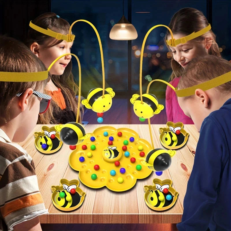 Little Bumblebee Multifunctional Board Game Puzzle Fishing Toys Interactive Educational Toys For Kids Christmas Gift Family Game Econic Blanks