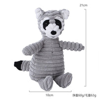 Pet Dog Molar Toy Vent Training Corduroy Monkey Pig Voice Plush Toy Dog Tooth Cleaning Supplie Dog Toys for Large Dogs Quick Pick Grocers