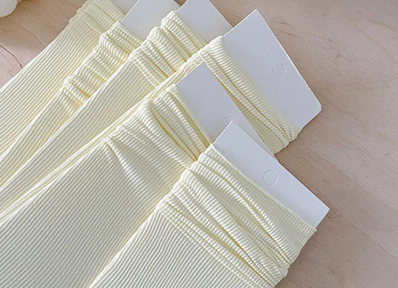 INS Women Girls Summer Thin Long Socks Ice Velvet Soft Breathable Pile of Socks Solid Black White Beige Harajuku High Tube Socks Quick Pick Grocers