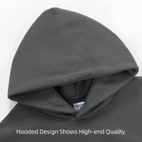16.9oz 480gsm Heavy Weight Cotton Plus Velvet Hooded Sweater Men Thickened Tight Polar Fleece Pullover Hoodie Women Sweatshirt Econic Blanks