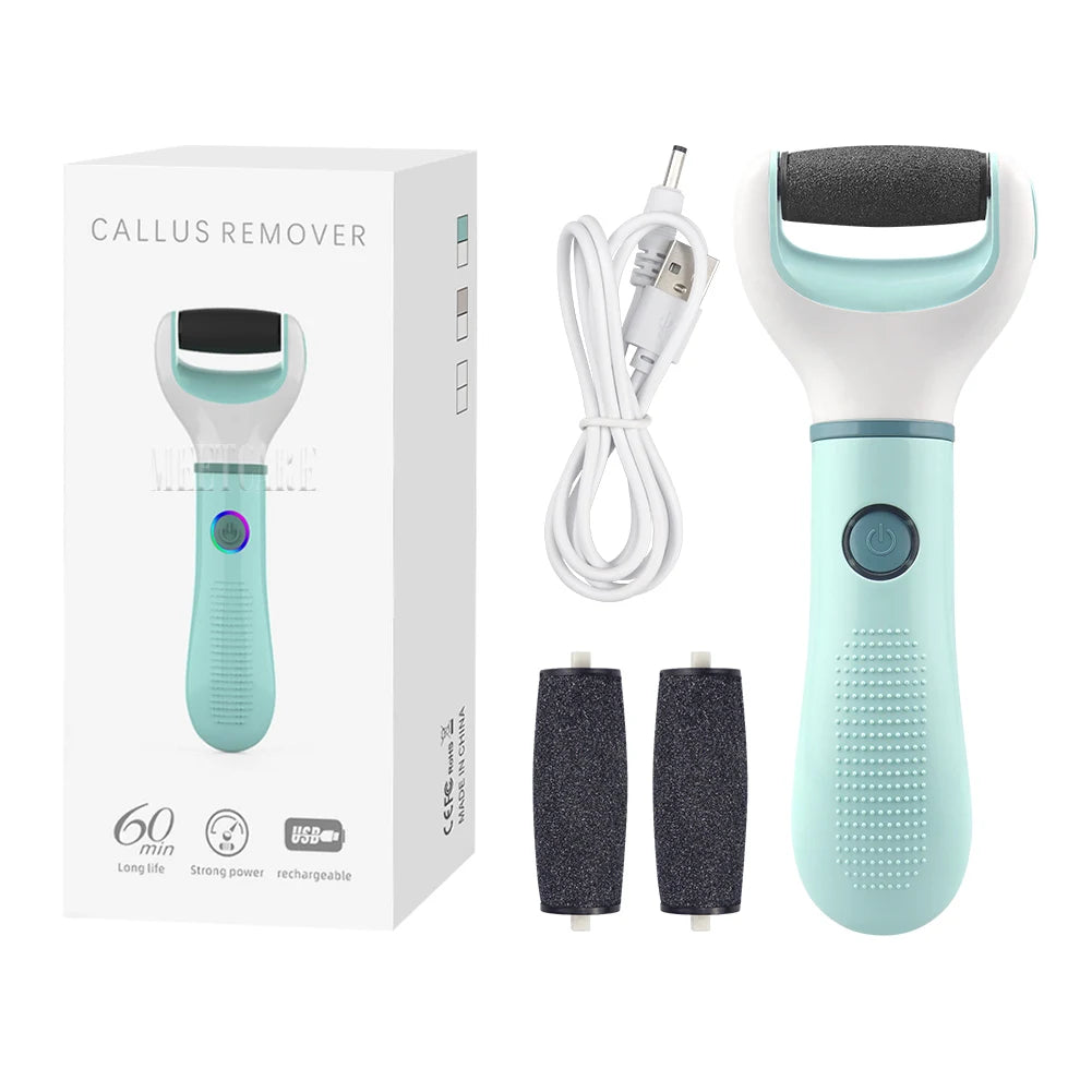 Electric Foot Grinder Auto Wireless Remove Dead Skin Calluses Cracks Hard Cracked skin Pedicure Tool Waterproof Foot Cleaner Econic Blanks