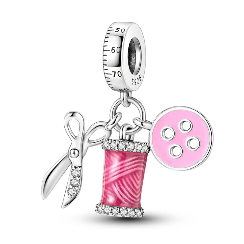 Hot Sale 925 Silver Charms Beads Fit Original Pan Bracelet Making For Woman Jewelry Fashion Pendant Econic Blanks