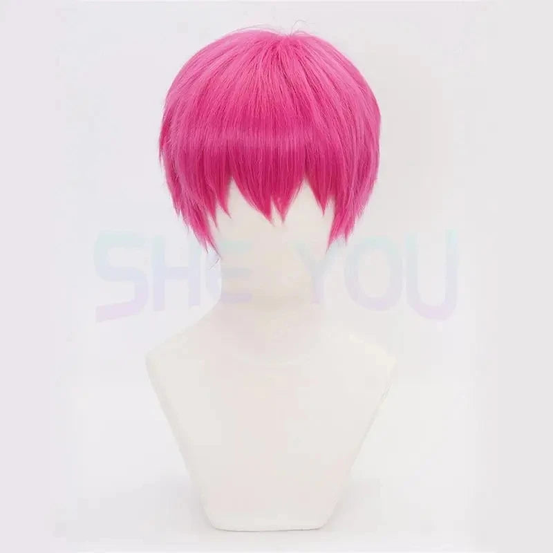 Anime The Disastrous Life Of Saiki K. Cosplay Props Saiki Kusuo Wig Hairpins Glasses Green Lens Sunglasses Costume Accessories Quick Pick Grocers