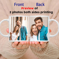 Personalised Your Photo Mug, Custom NAME IMAGE  Cup,Customize Coffee Mugs, Tea Cups, Mothers' day, Fathers' day Wedding Gift Quick Pick Grocers