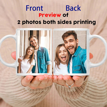 Personalised Your Photo Mug, Custom NAME IMAGE  Cup,Customize Coffee Mugs, Tea Cups, Mothers' day, Fathers' day Wedding Gift Quick Pick Grocers