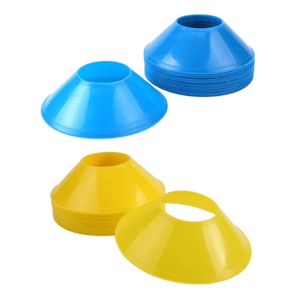 10/20/30pcs soccer Training Sign Dish Pressure Resistant Cones Marker Discs Bucket Outdoor Basketball Football Training Sports Quick Pick Grocers