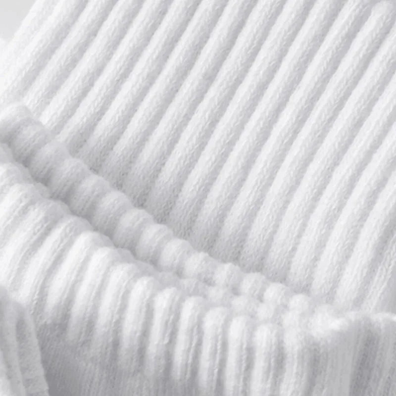 10/20 Pairs Neutral Solid Color Round Neck Socks Spring Summer Sweat Absorbing Breathable Soft Comfortable Couple Sports Socks Quick Pick Grocers