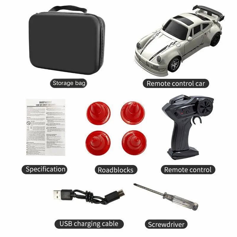 2025 New Kf20 1:64 Drift Rc Car Four-wheel remote-controlled racing car Full proportions Desk Competition Toy Boys Ideal gifts. Econic Blanks