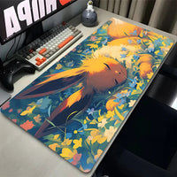 Kawaii Japan Anime Mouse Pad PC Colorful E-eevee Gamer Cabinet Mousepad HD P-pokemonS Keyboard Rug Laptop Gaming Rubber Desk Mat Quick Pick Grocers