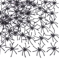 4.5x5cm Artificial Plastic Spiders Mini spider Black Fake Spiders Halloween Prank Props for Halloween DIY Party Decoration Quick Pick Grocers