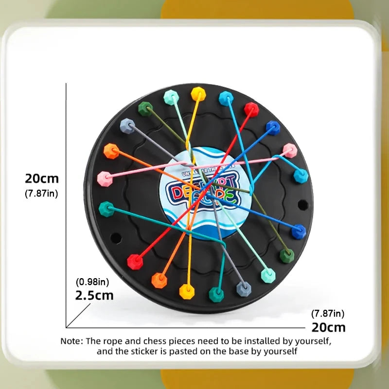 2025 Rope Breaking Puzzle Toy – Logic & Brain Training Game for Kids Econic Blanks