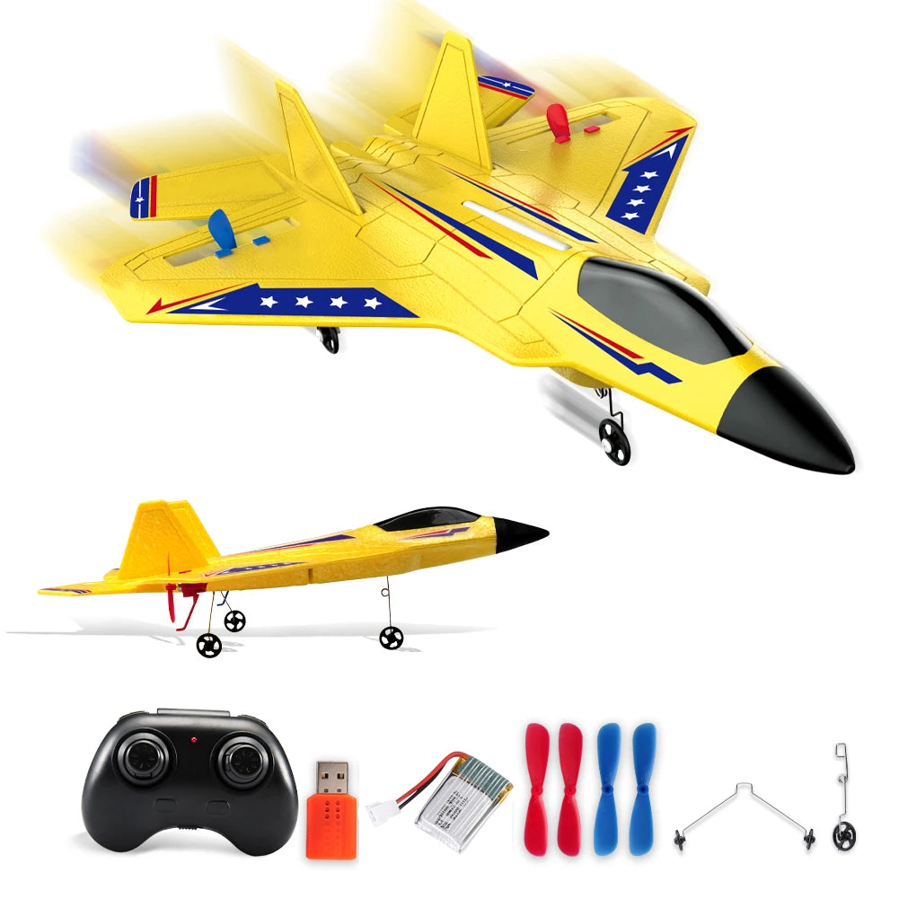 SU35 RC Plane FX620 FX820 2.4G Remote Control Flying Model Glider Airplane With LED Lights Aircraft Foam Toys For Children Gifts Econic Blanks