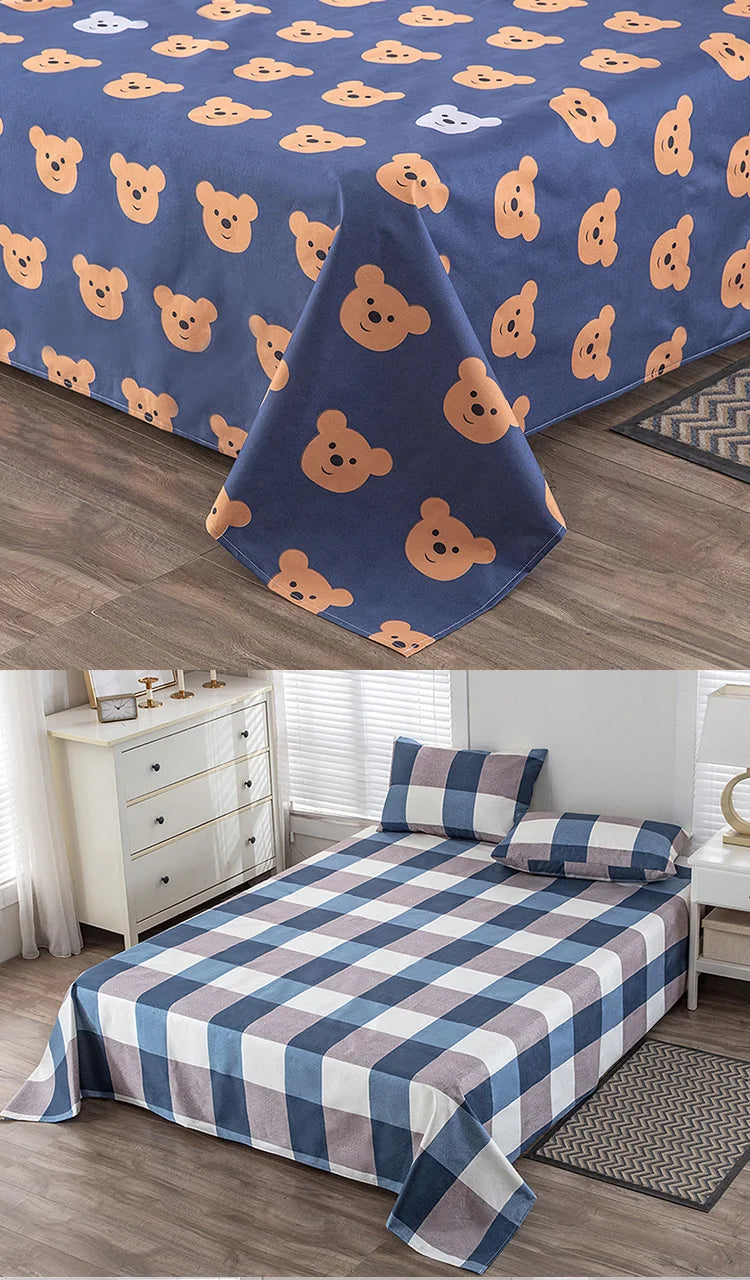 KDJEIKZ  Waterproof Matted Oversized Bed Sheet Incontinence Prevention Urinary Pad Bedspread Cover Dustproof Washable No Pillow Quick Pick Grocers