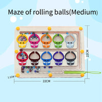 Children's Magnetic Maze Walking Ball Baby Concentration Training, Writing Logic Thinking 3 year Old Early Education Puzzle To Quick Pick Grocers