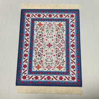 Woven flower Persian carpet small coaster wholesale merchants cheap mouse pad desk mat retro style rubber non-slip computer mats Quick Pick Grocers